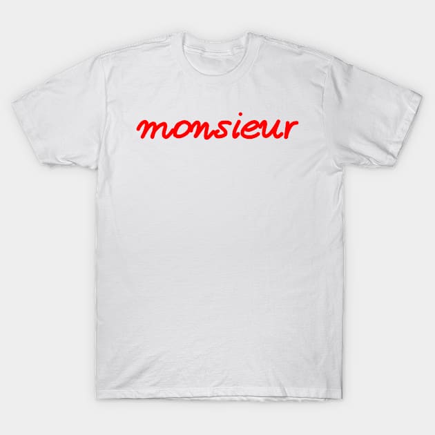 monsieur T-Shirt by FLOWER--ART